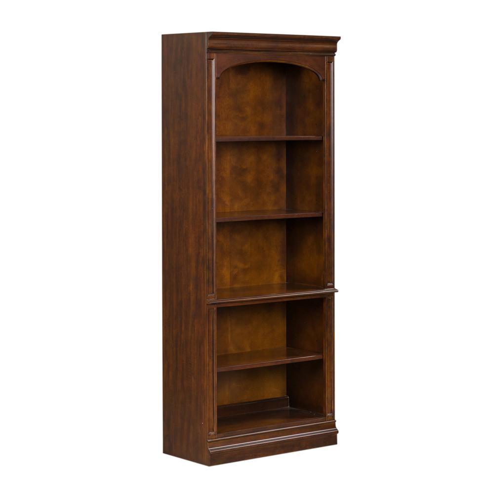 Brayton Manor Jr Executive Open Bookcase, W30 x D15 x H76, Dark Brown