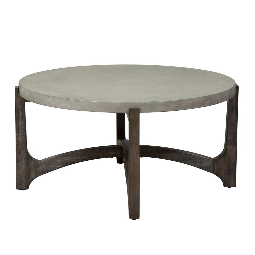 Cascade round cocktail table