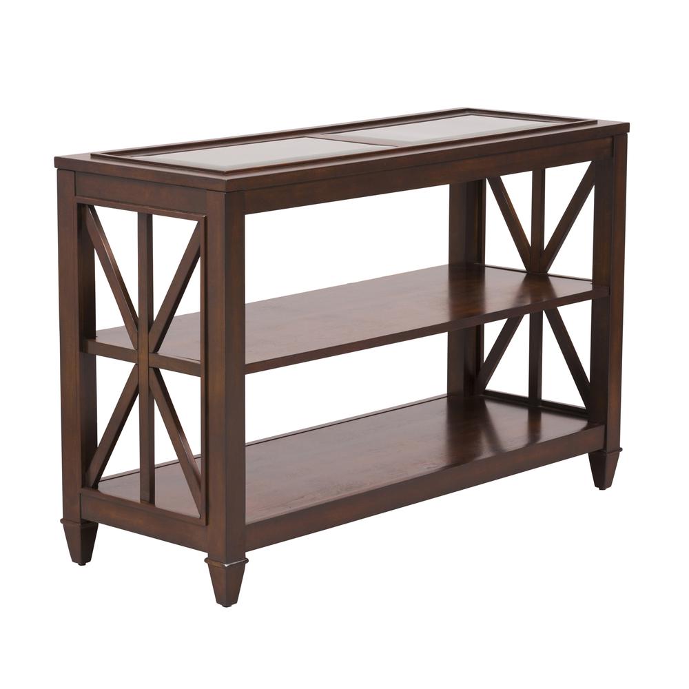 Sofa Table Transitional Brown