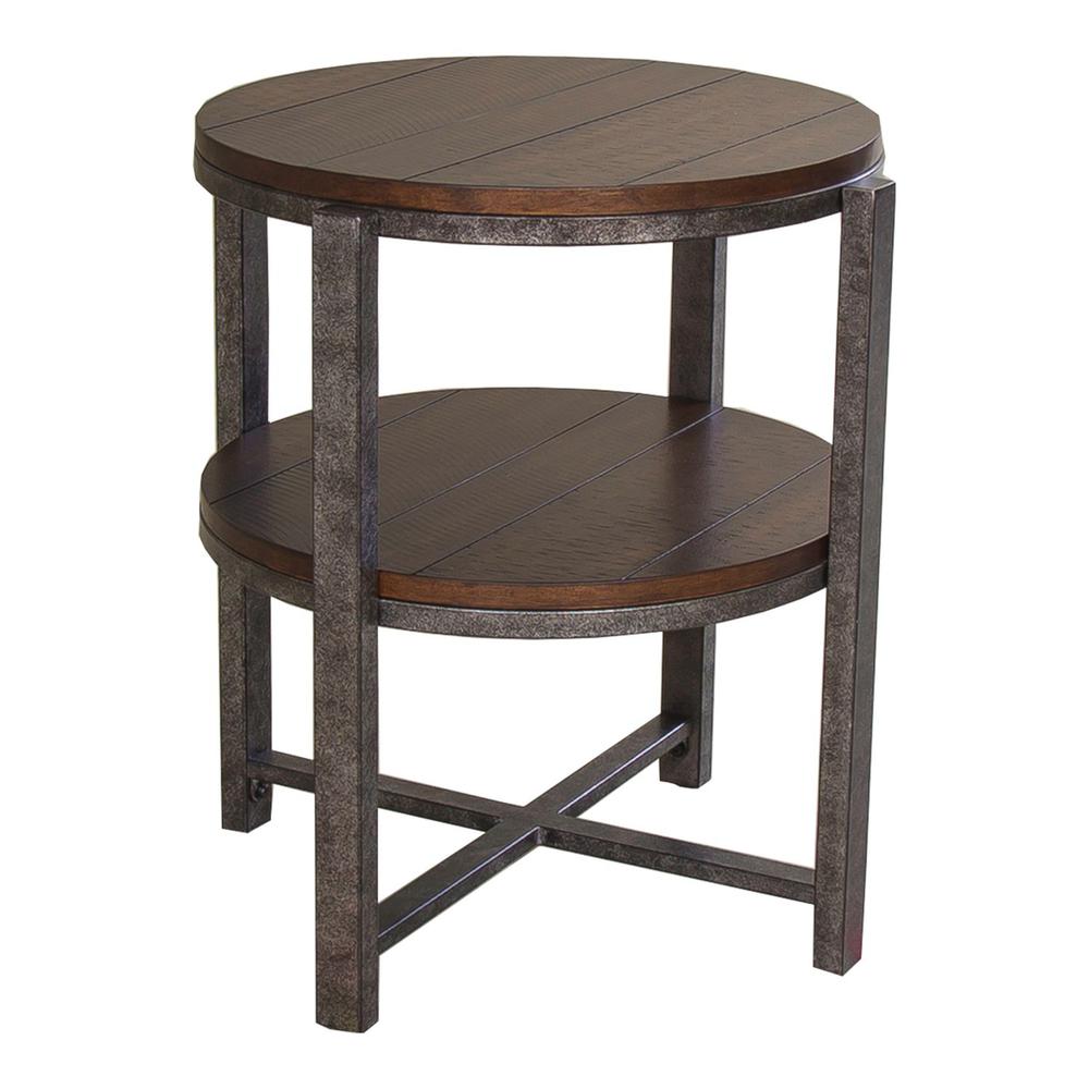 Breckenridge round end table