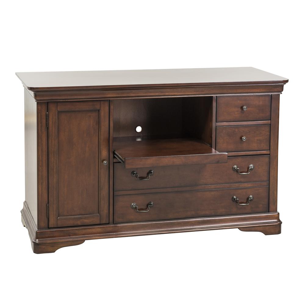 Brookview Credenza, W53 x D22 x H32, Cherry