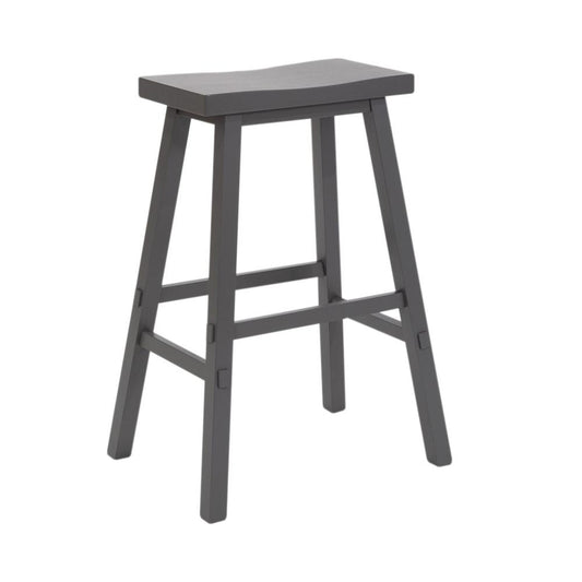 Creations II 24 Inch Sawhorse Counter Stool- Gray