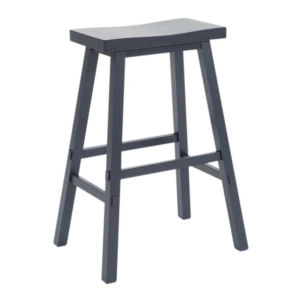 Creations II 30 Inch Sawhorse Stool- Navy