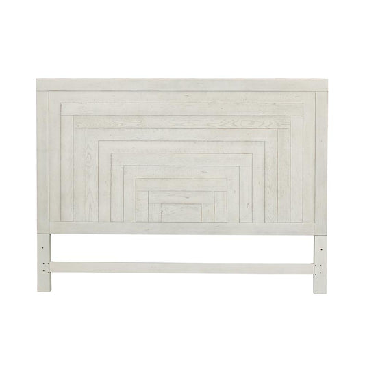 King Panel Headboard Farmhouse, White