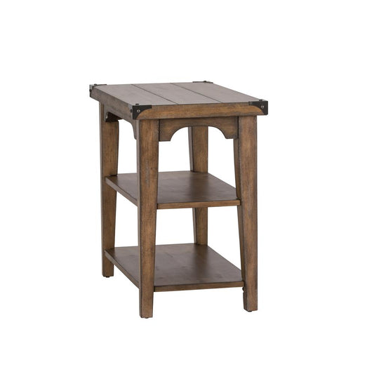 Aspen Skies Occasional Chair Side Table, W16 x D27 x H25, Light Brown