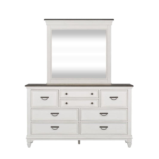 Allyson Park Dresser & Mirror White