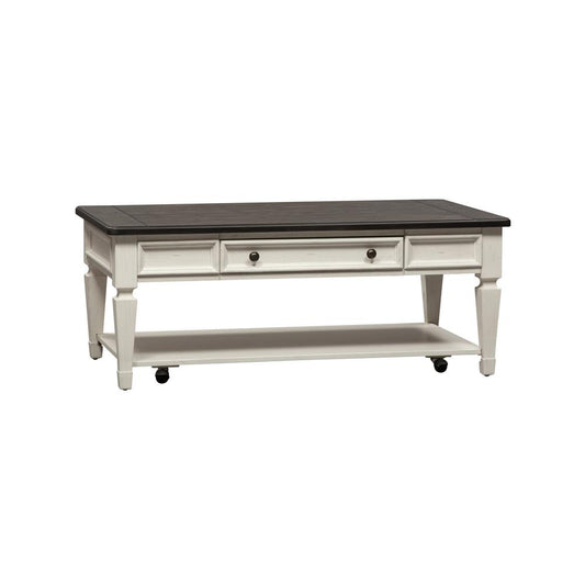 Allyson Park Rectangular Cocktail Table, White