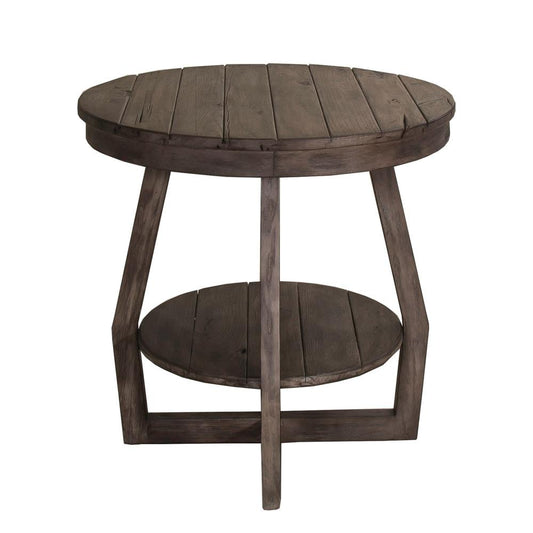 Hayden Way End Table, W26 x D26 x H24, Gray