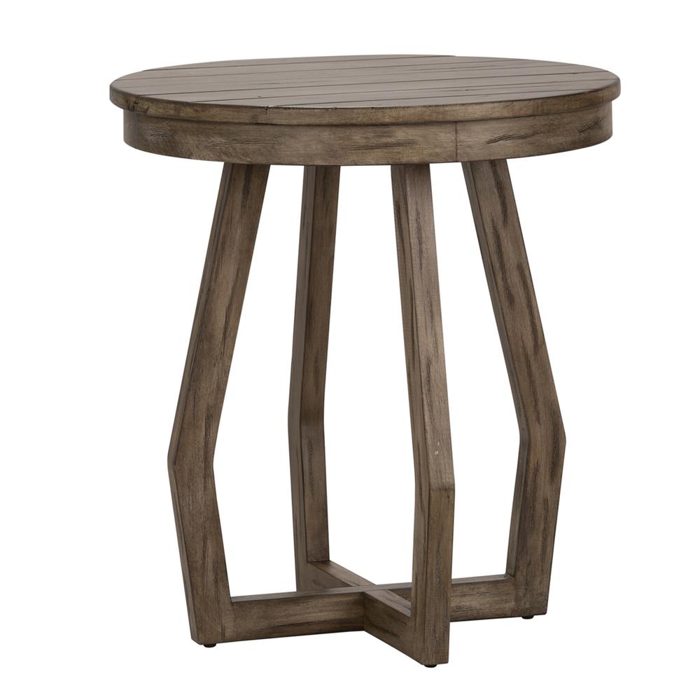 Hayden Way Chair Side Table, W22 x D22 x H24, Gray