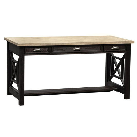 Heatherbrook Writing Desk, Charcoal & Ash