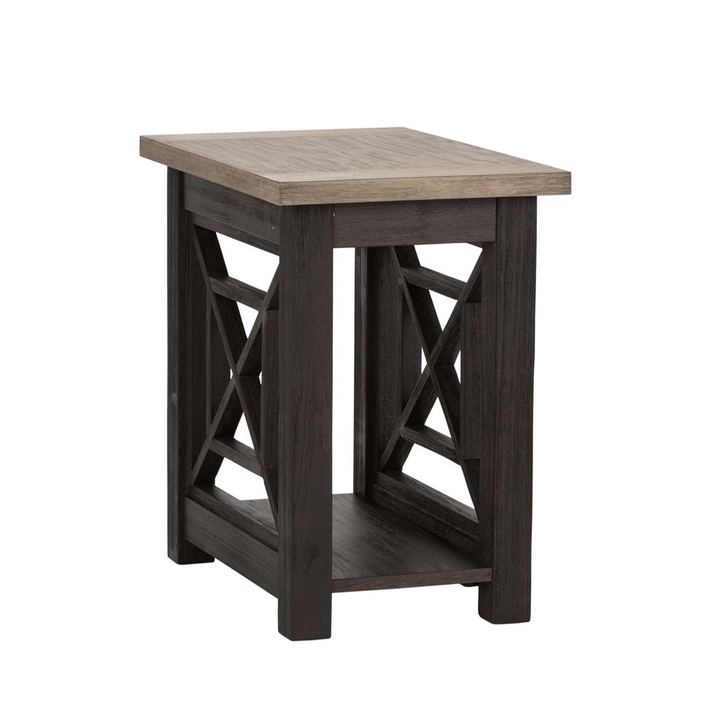 Heatherbrook Occasional Chair Side Table, W16 x D25 x H24, Black