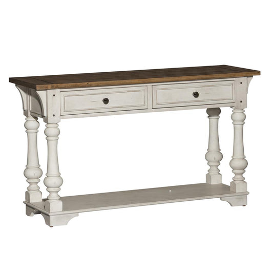 Morgan Creek Sofa Table, W52 x D16 x H30, White