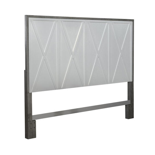 King Panel Headboard Contemporary White