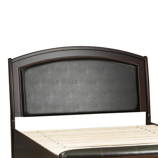 Queen Panel Headboard Contemporary Brown