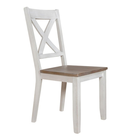 X Back Side Chair- White (RTA)