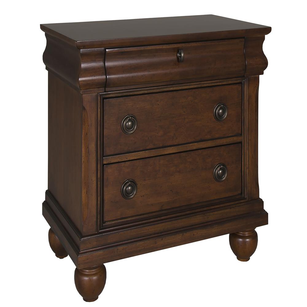 Traditions Night Stand, 28" x 17" x 28", Rustic Cherry