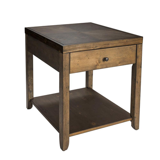 Mitchell End Table, Brown