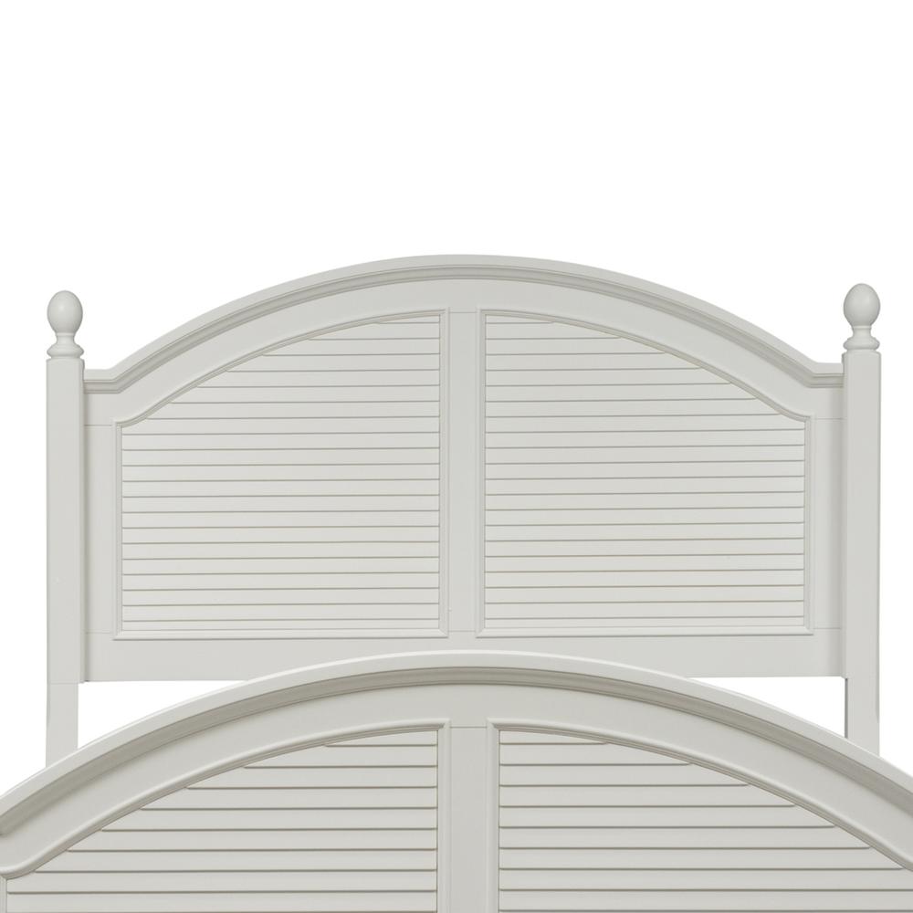 King Poster Headboard Cottage White