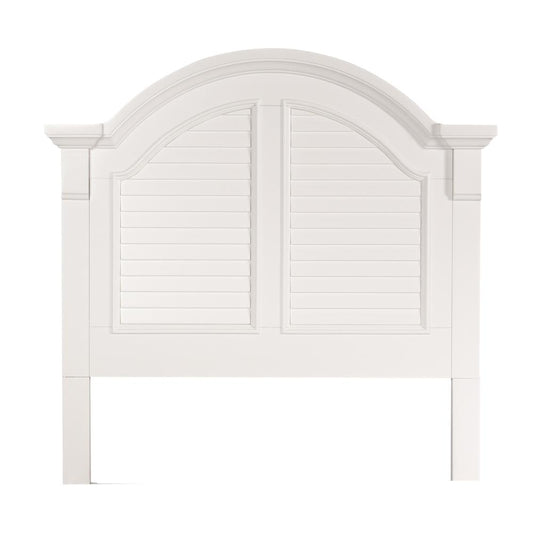 Summer House Full Panel Headboard, 59" x 4" x 56", Oyster White