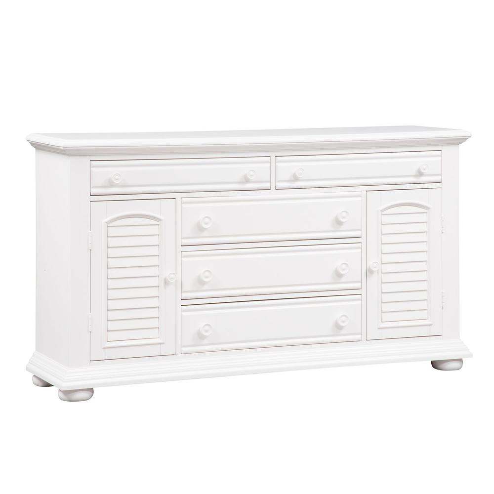 2 Door 5 Drawer Dresser