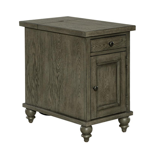 Liberty Furniture Americana Farmhouse Chair Side Table - Dusty Taupe