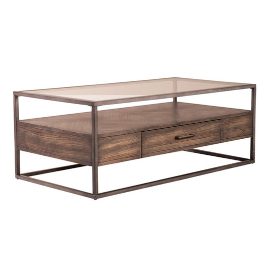 Rectangular Cocktail Table Urban Brown