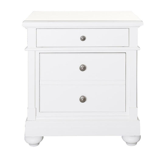 Harbor View II Night Stand, 28" x 18" x 30", Linen Finish