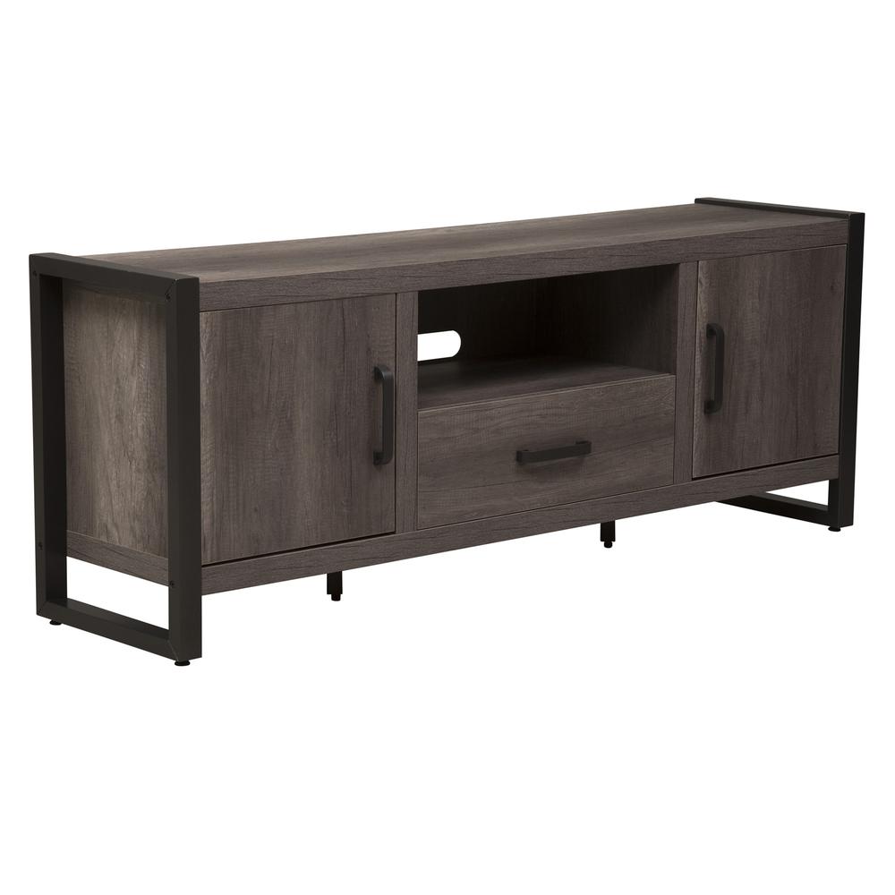 Entertainment TV Stand Contemporary Grey