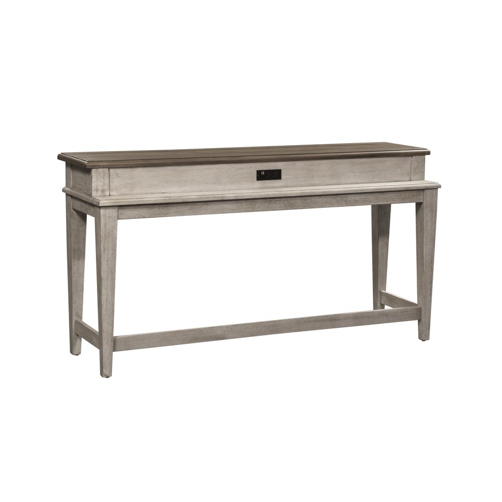 Heartland Console Bar Table, Antique White