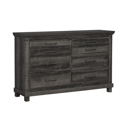 6 Drawer Dresser Urban Brown