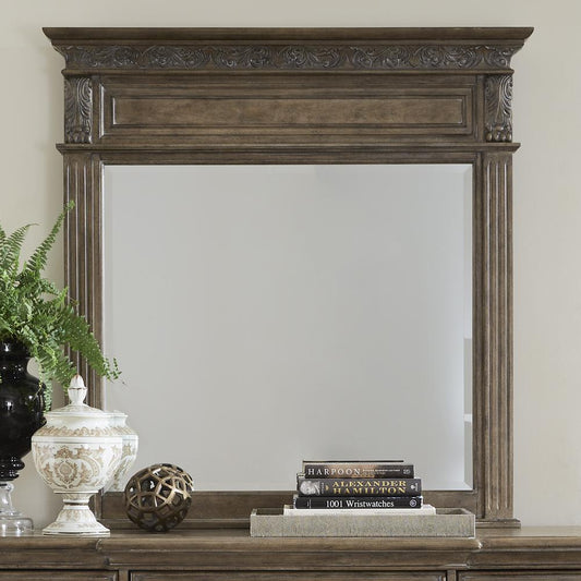 Landscape Mirror Traditional Brown