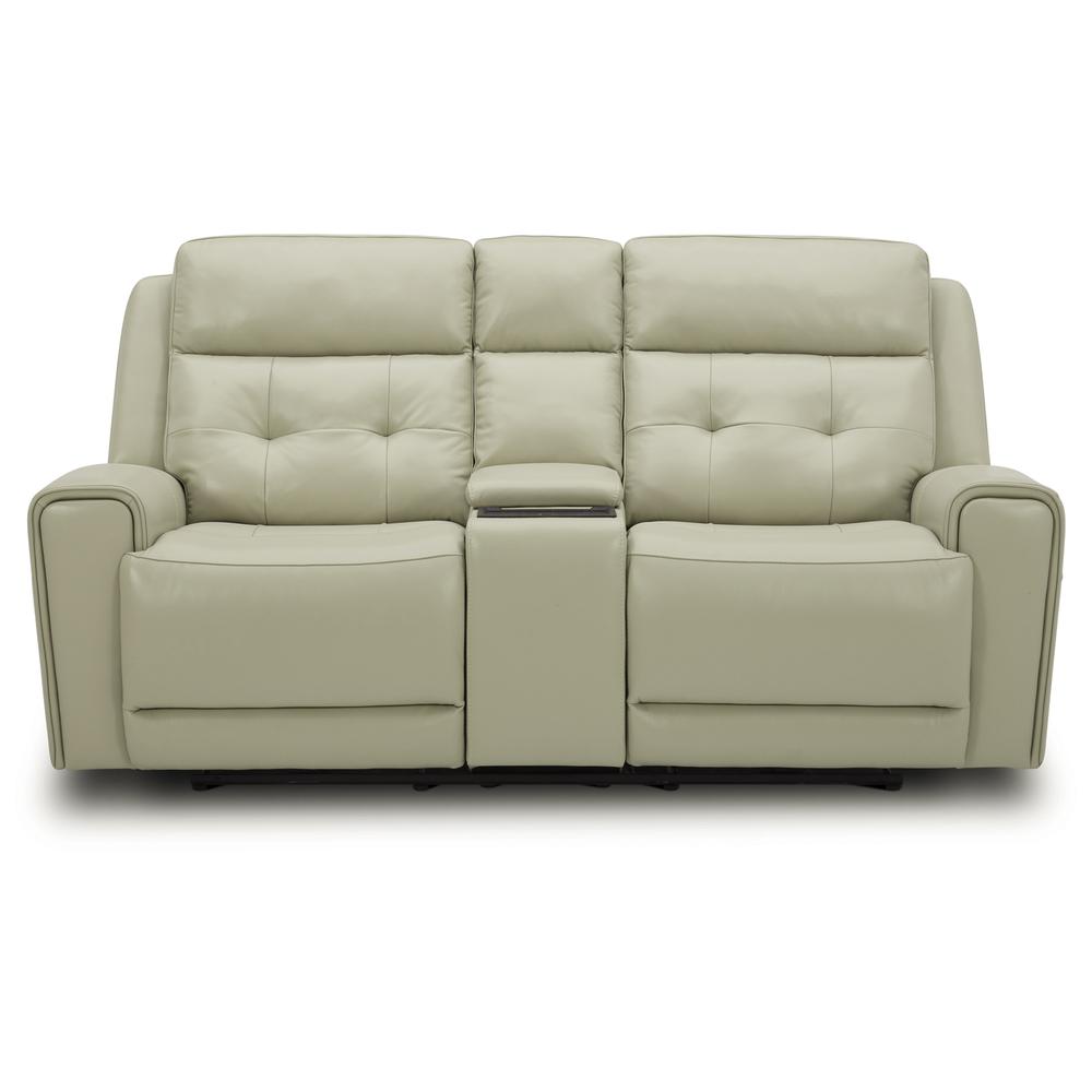 Carrington Off-White Loveseat with Console