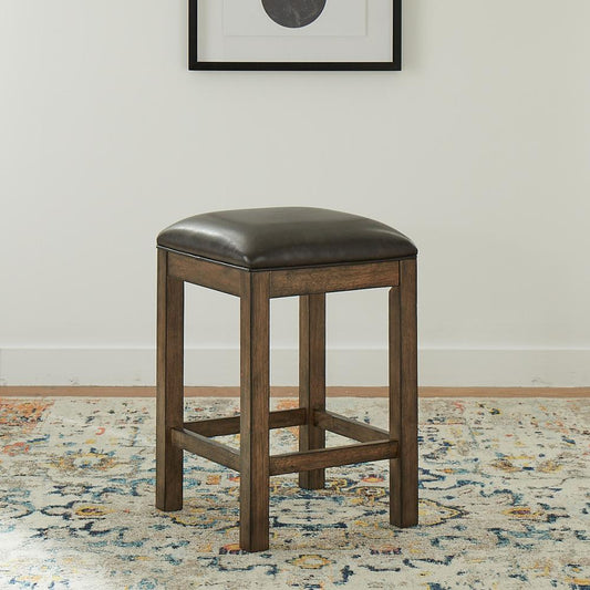 Uph Console Stool Transitional Brown