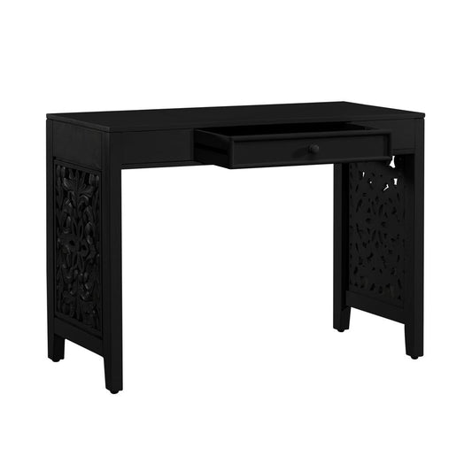 Trellis Lane Accent Writing Desk- Black