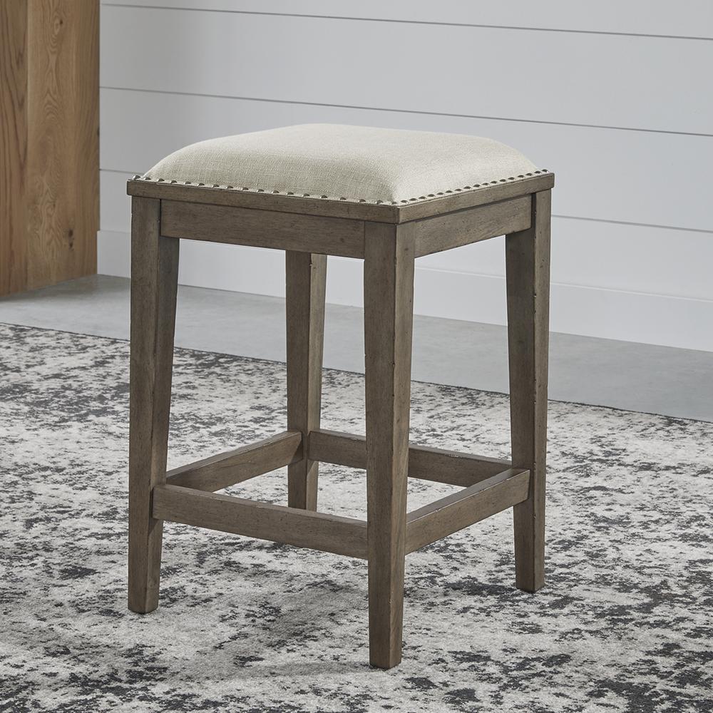 Liberty Furniture Americana Farmhouse Upholstered Console Stool