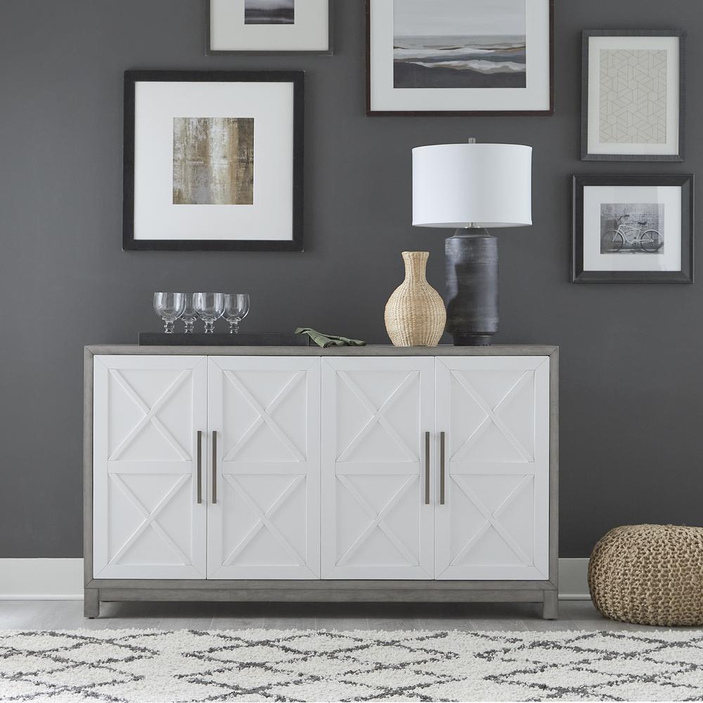 Accent Buffet Contemporary White