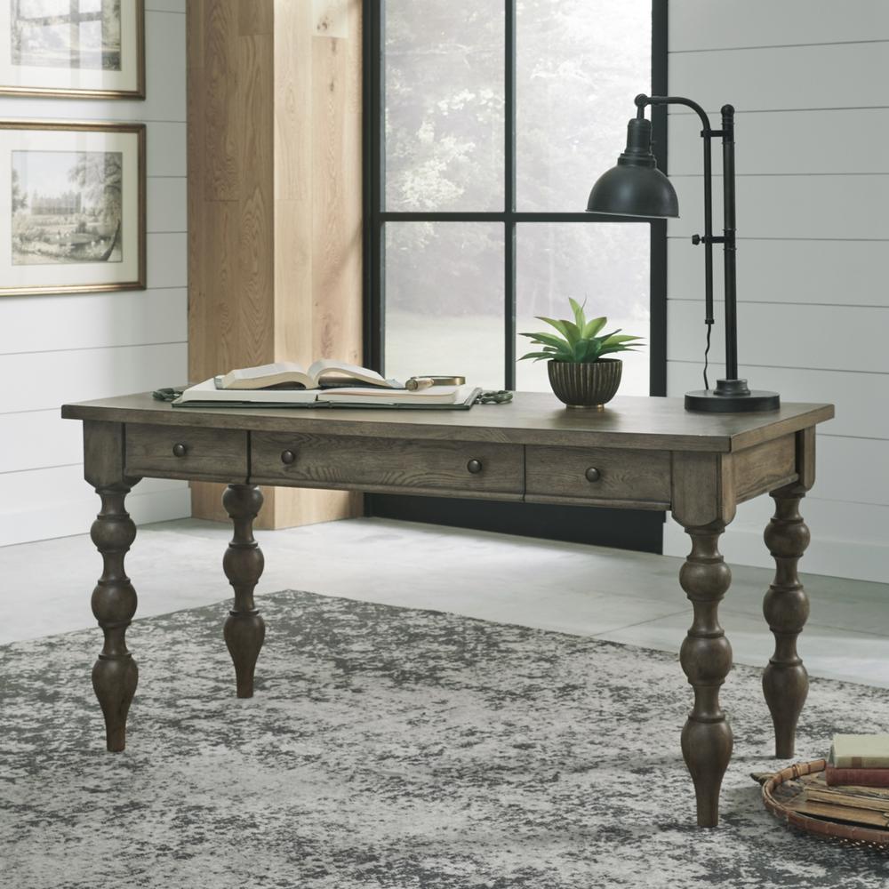 Liberty Furniture Americana Farmhouse Writing Desk - Dusty Taupe