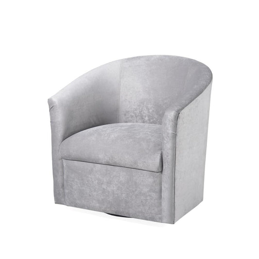 Elizabeth Silver Swivel Chair