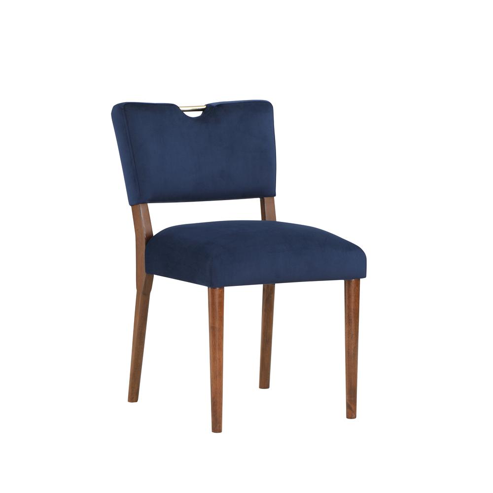 Bonito Navy Blue Velvet Dining Chair - Set of 2