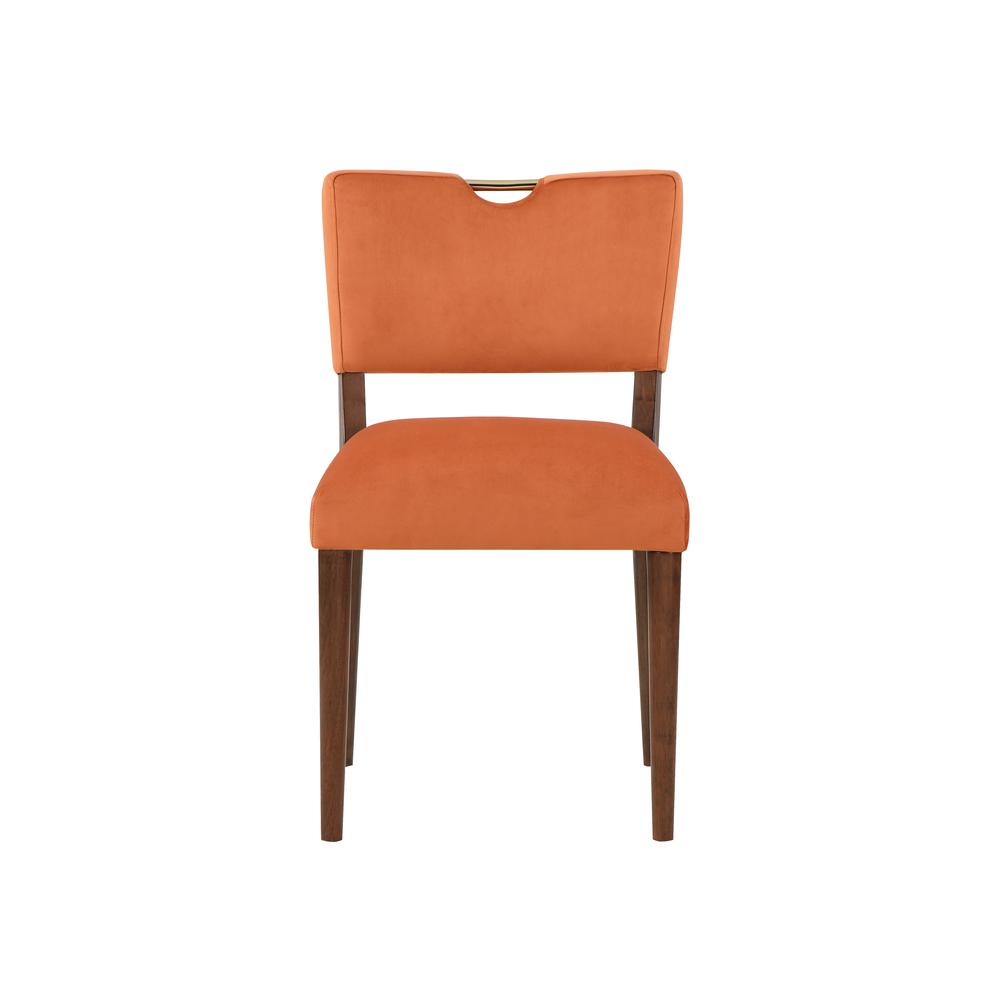 Bonito Burnt Orange Velvet Dining Chair - Set of 2