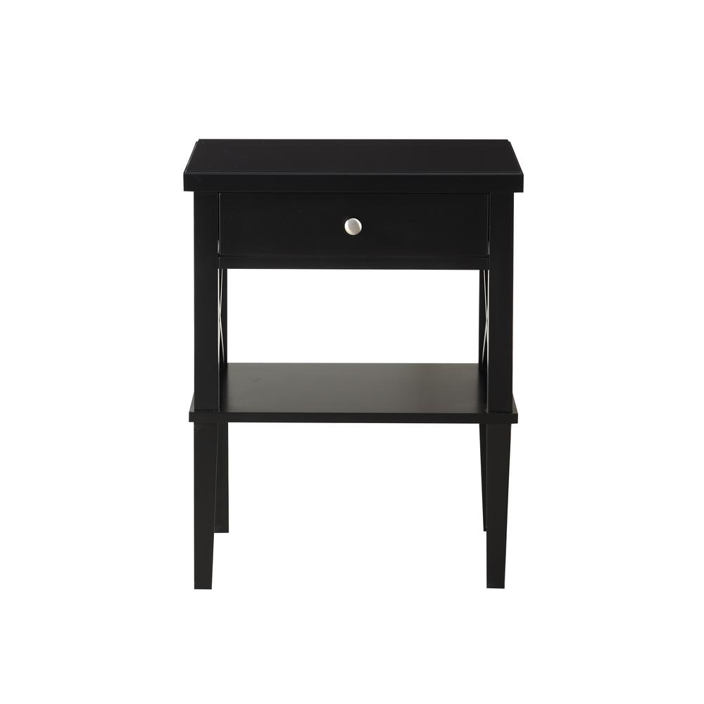 Marta Black Nightstand