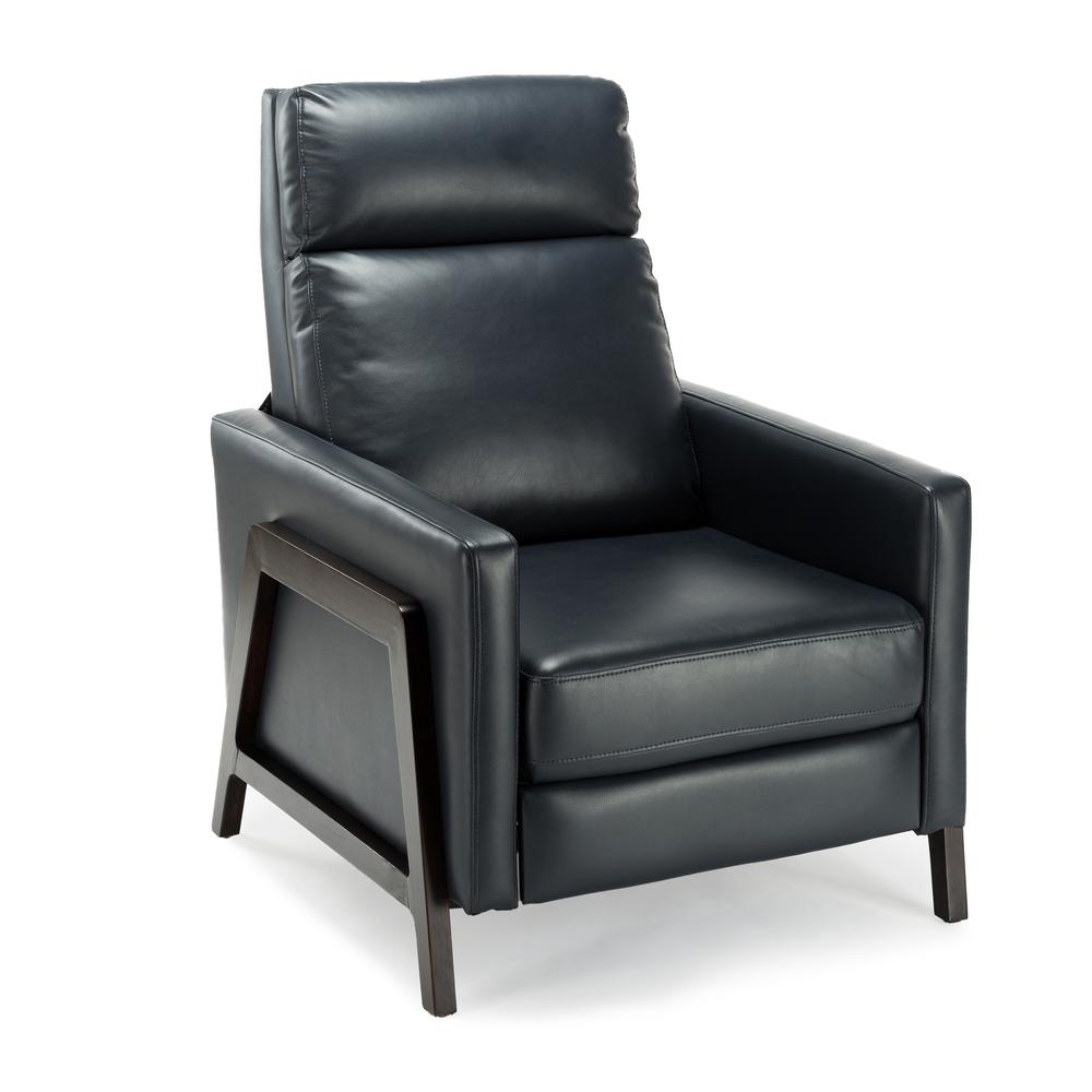 Maxton Push Back Recliner - Midnight Blue