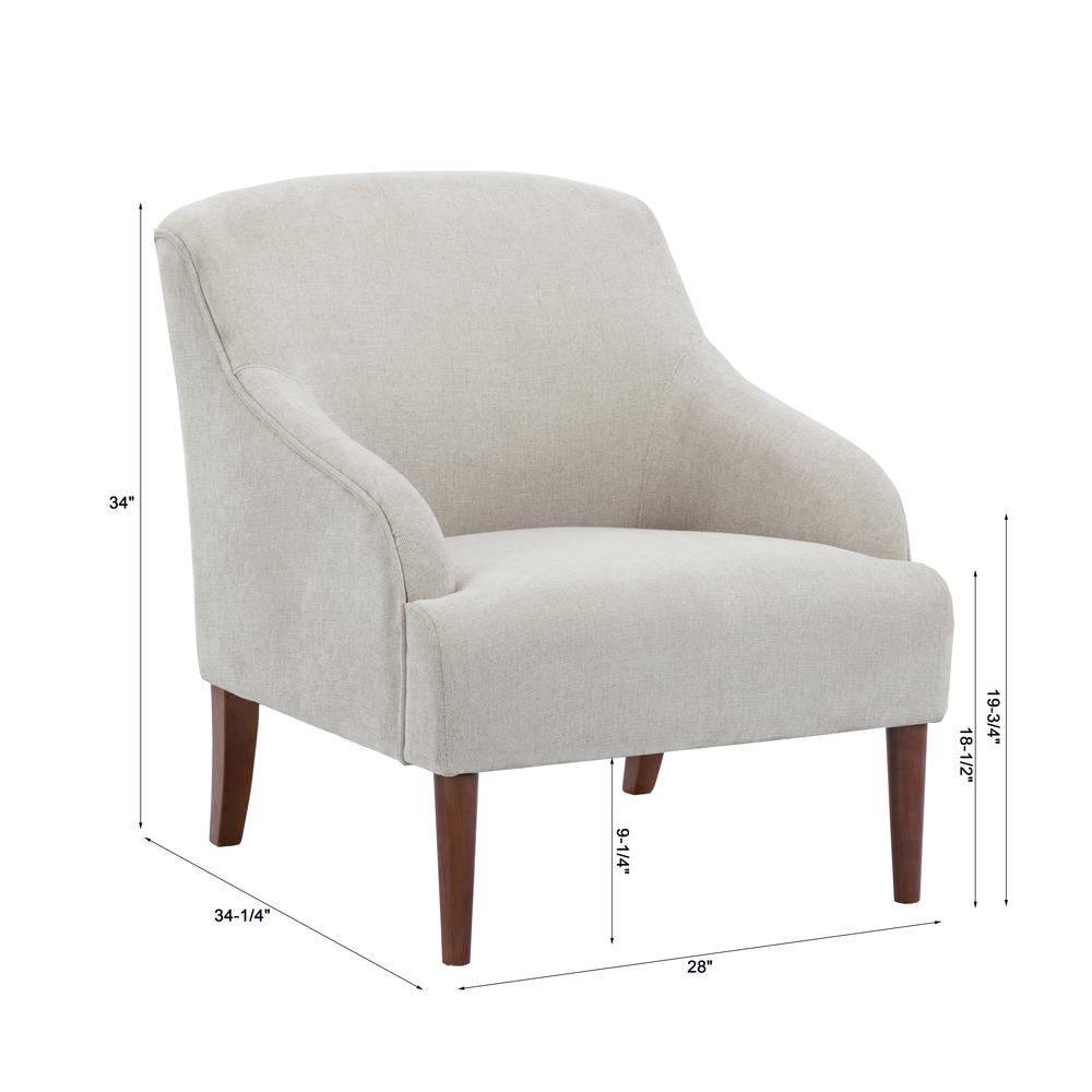 Aubrey Upholstered Arm Chair - Seat Oat