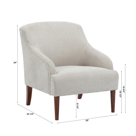 Aubrey Upholstered Arm Chair - Seat Oat