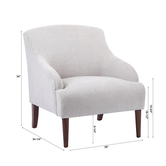 Aubrey Upholstered Arm Chair - Oatmeal