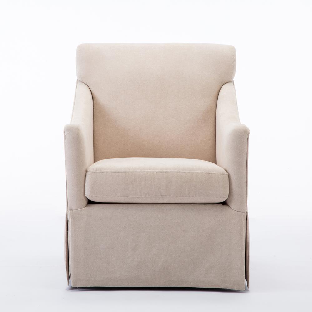 Georgia Shell Skirted Swivel Chair