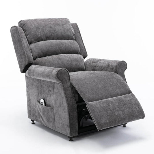 Ashland Charcoal Lift Chair with Massage