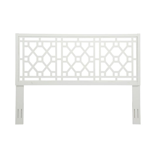 Thomas Chippendale White Headboard - King