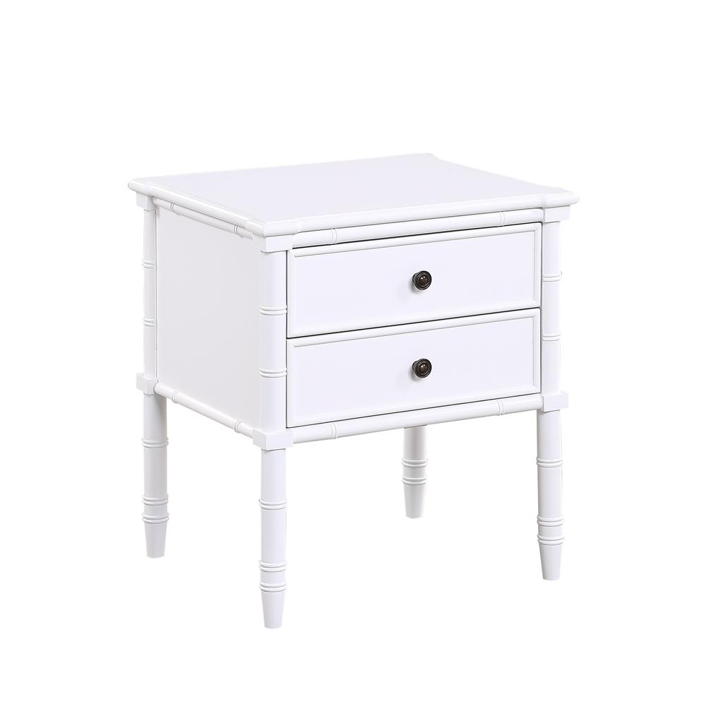 Ellison 2 Drawer Nightstand - White