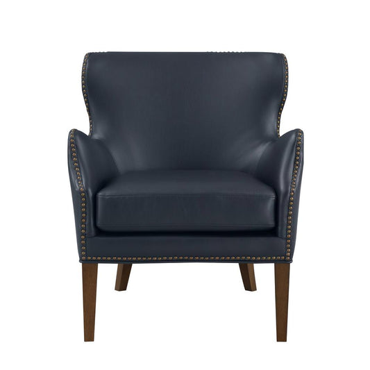 Dallas Midnight Blue High Leg Slope Arm Chair